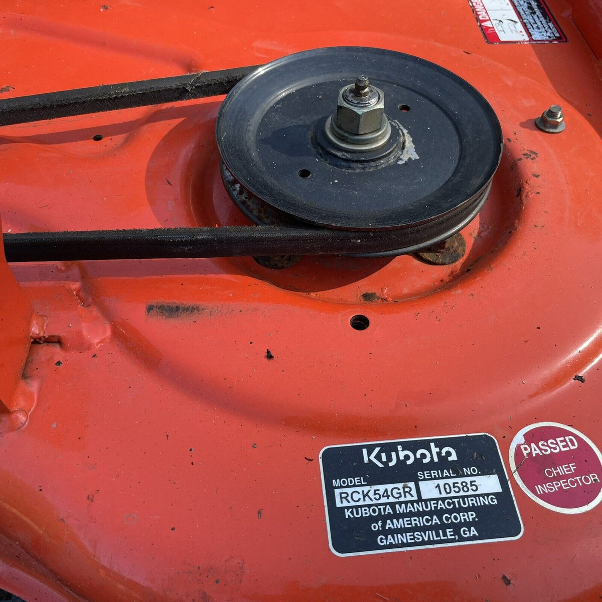 Kubota GR2120 54” Mower Deck RCK54GR Complete Kabota Diesel GR2100